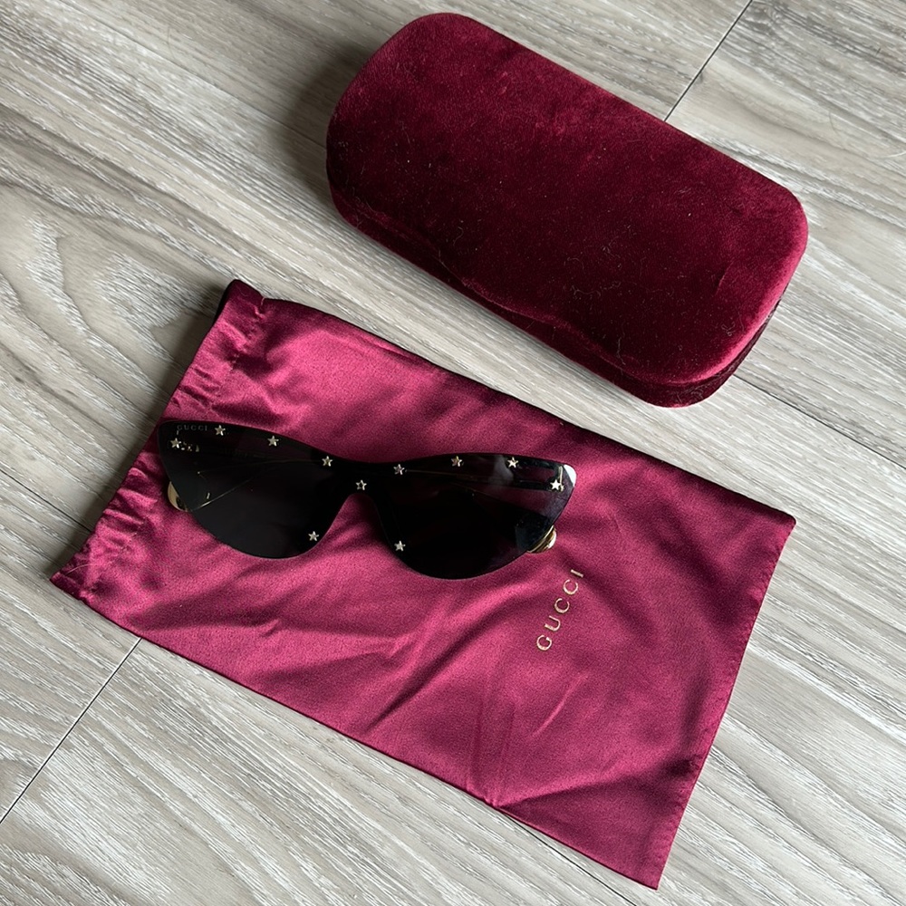 Gucci Women’s Rimless Cat-Eye Sunglasses
